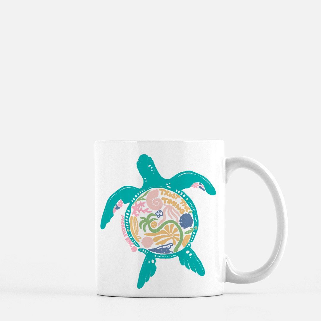 Trust The Timing Ceramic White Mug 11oz