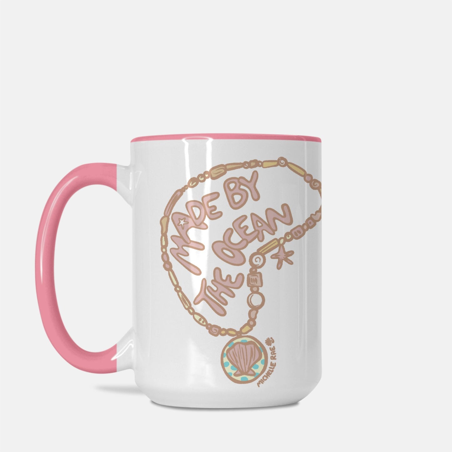 Made By the Ocean Ceramic Mug Deluxe 15oz.