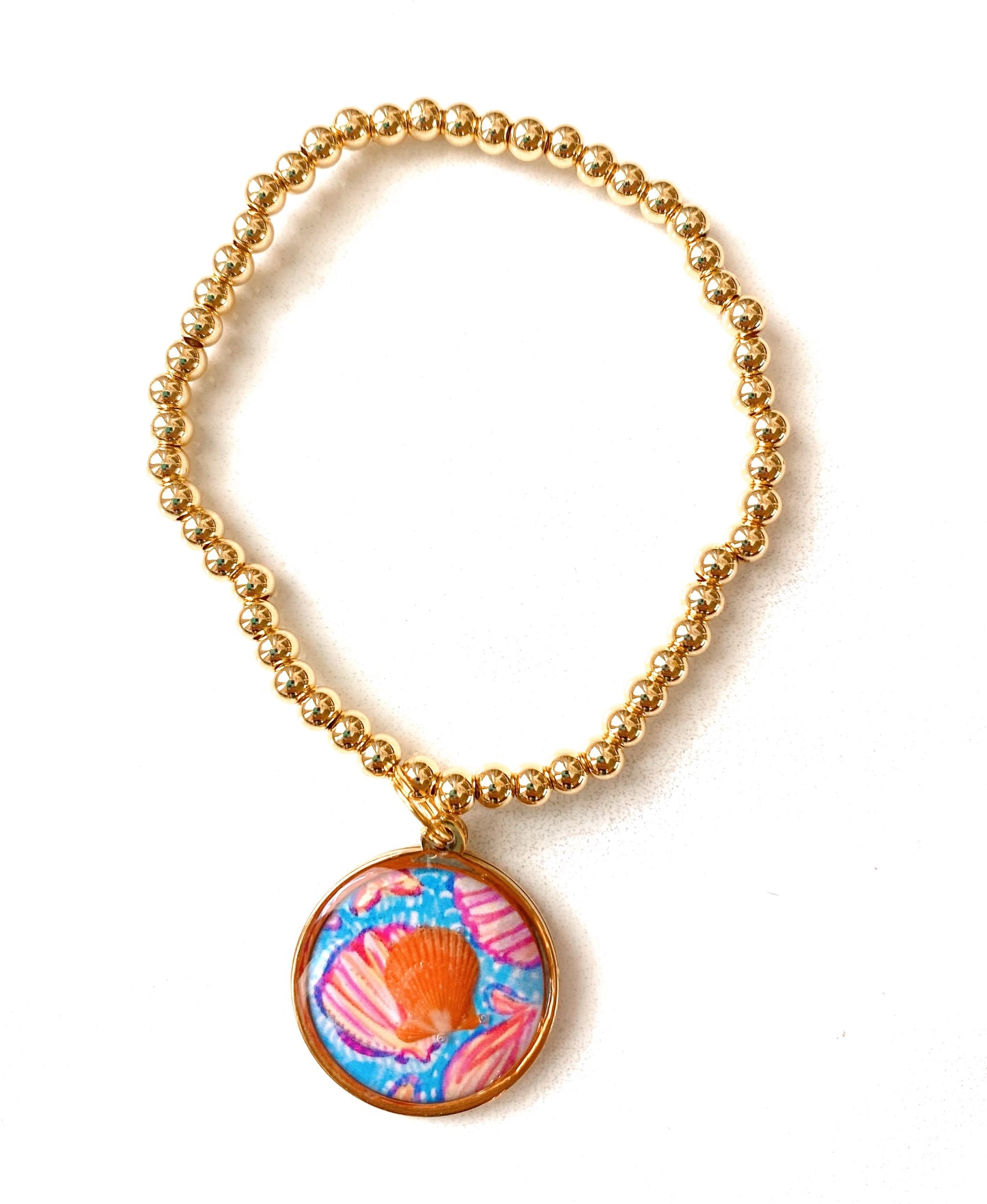 Love Lilly Seashell Beaded Bracelet