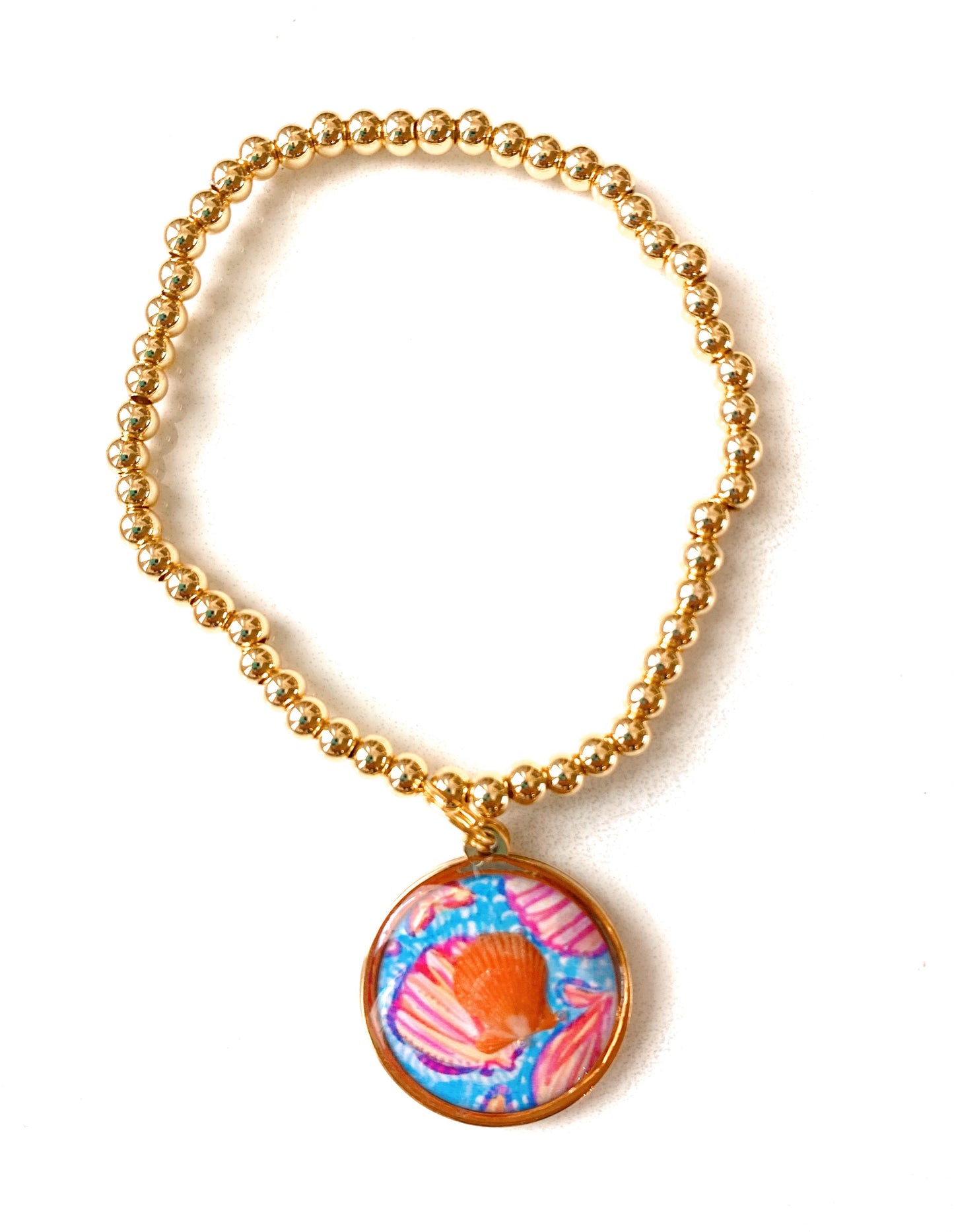 Love Lilly Seashell Beaded Bracelet