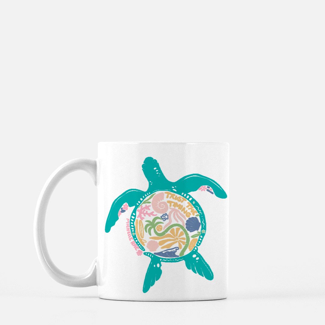 Trust The Timing Ceramic White Mug 11oz