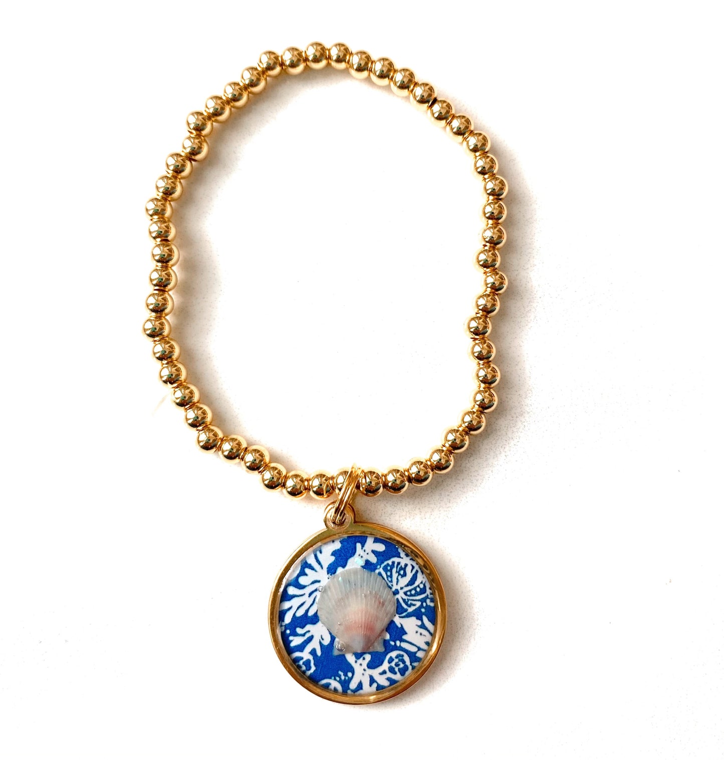 Love Lilly Seashell Beaded Bracelet