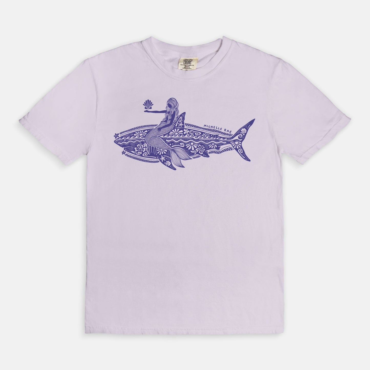 Mermaid Shark Orchid Tee