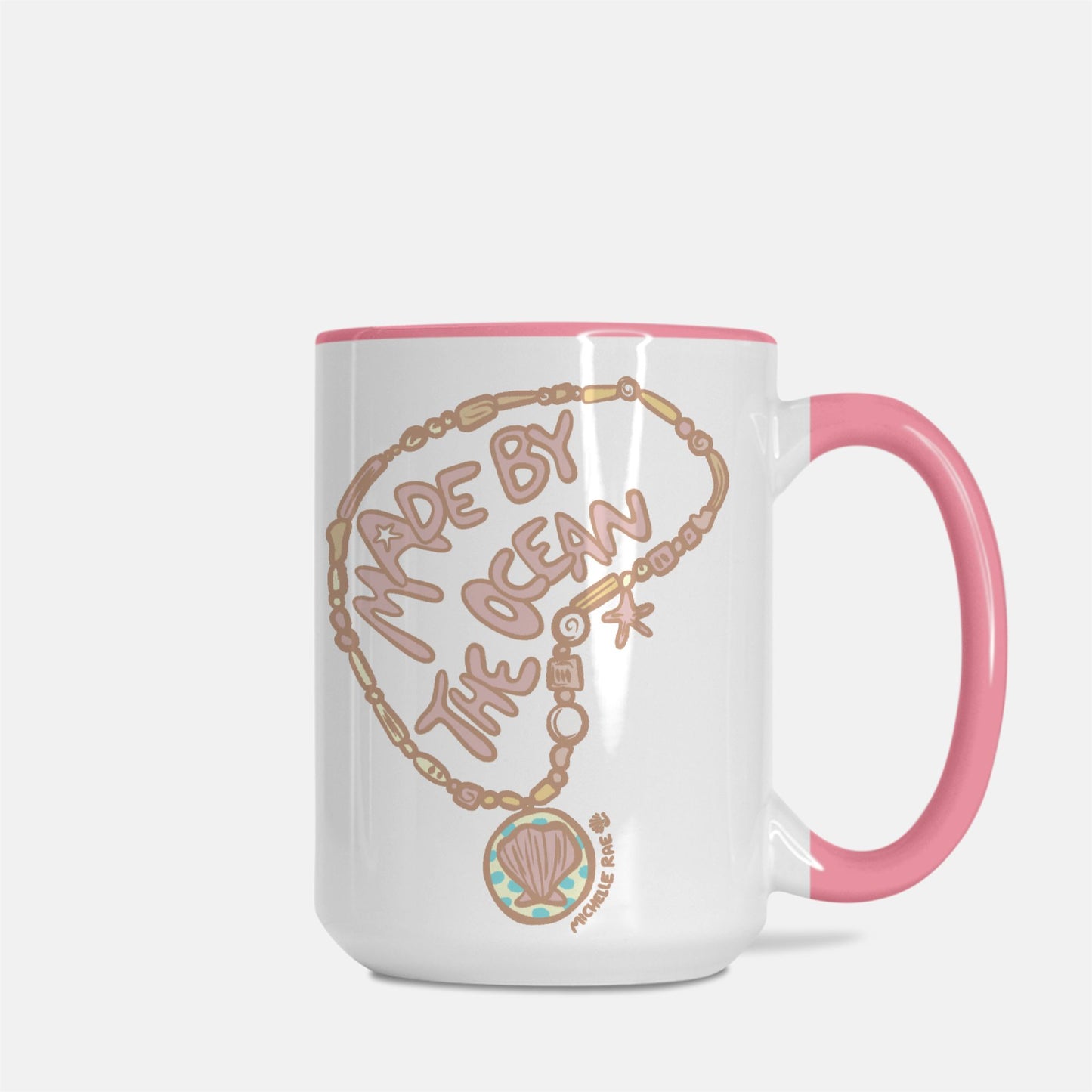 Made By the Ocean Ceramic Mug Deluxe 15oz.
