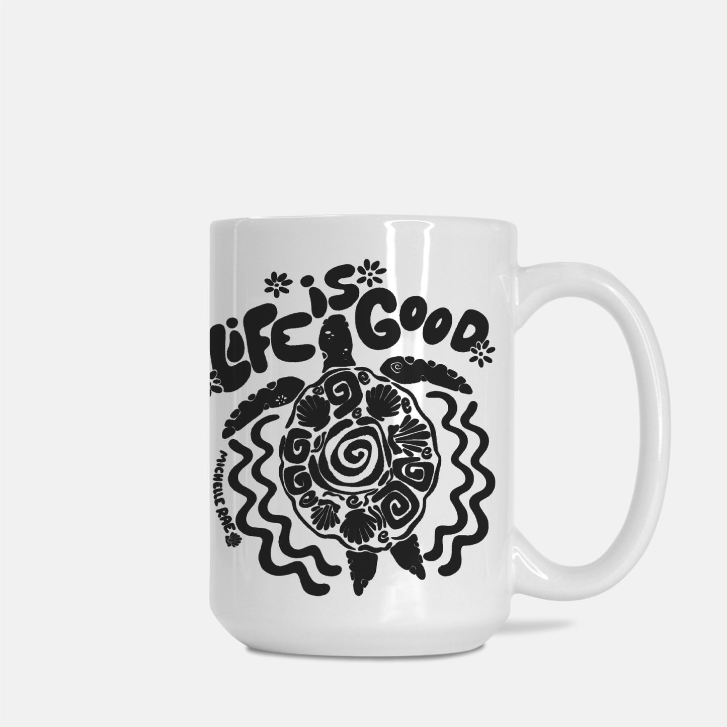 Life is Good Ceramic Mug Deluxe 15oz.