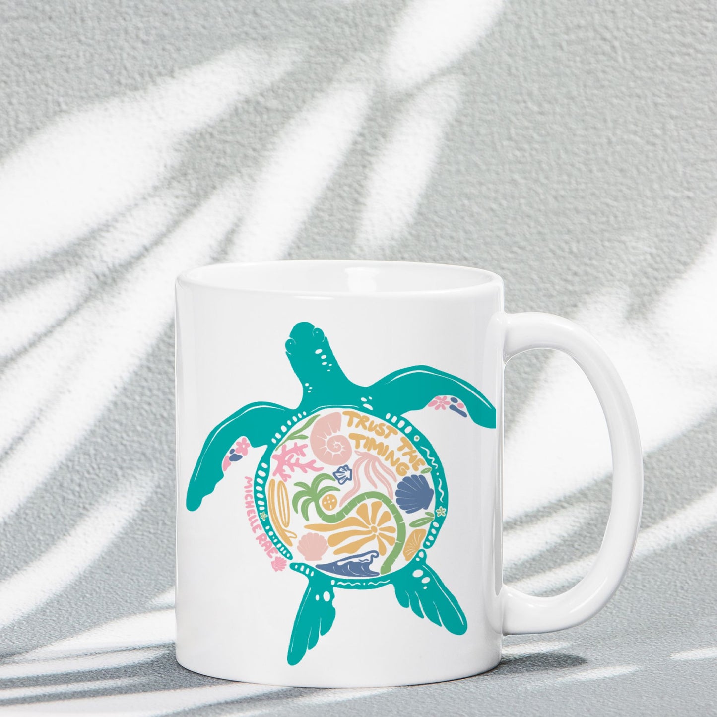 Trust The Timing Ceramic White Mug 11oz