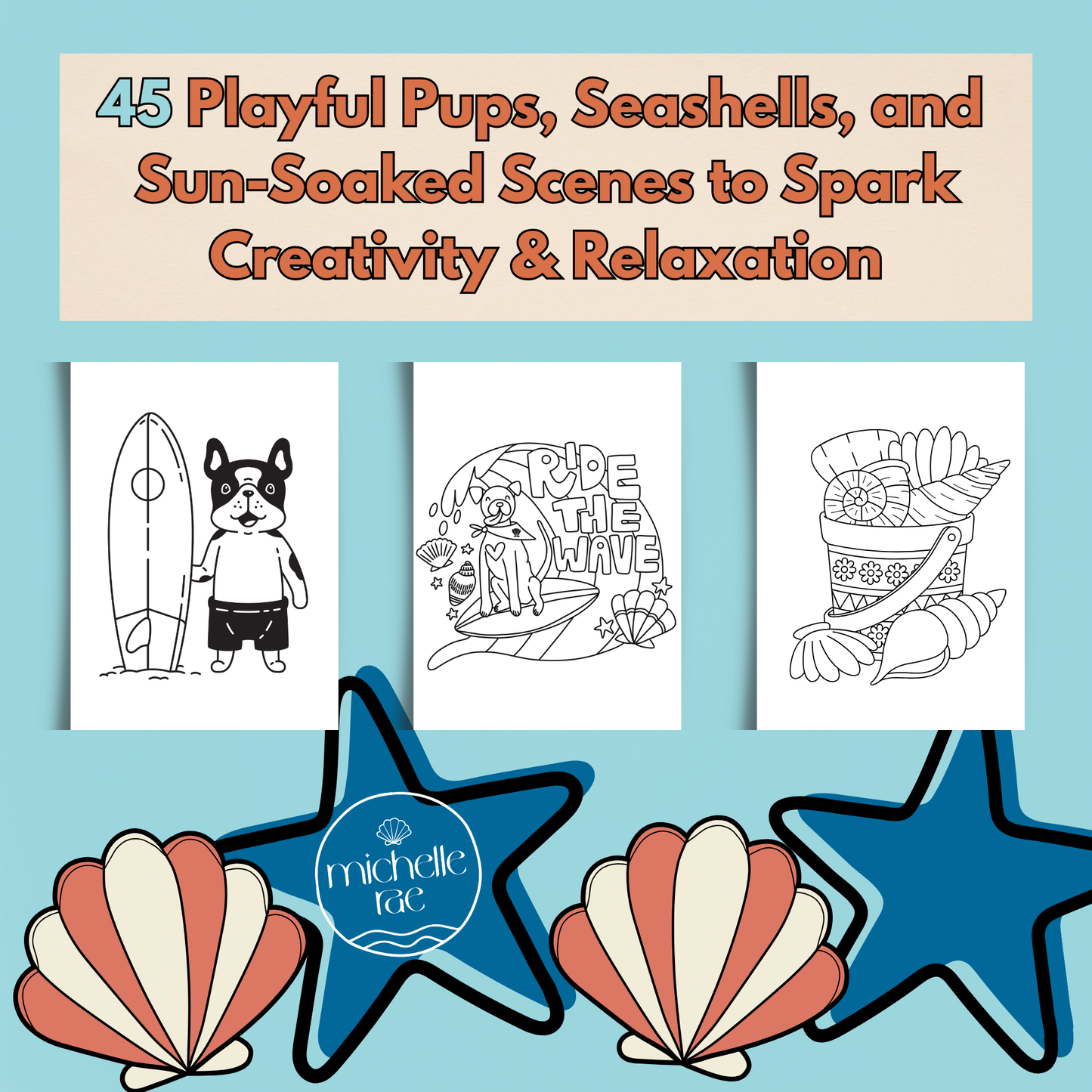 Ride the Wave Coloring Book