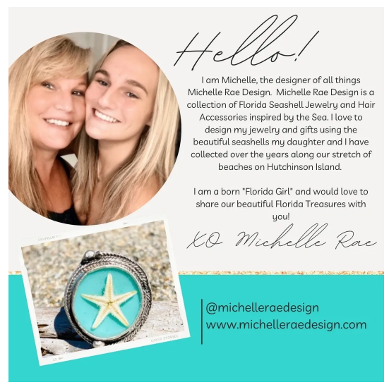Hammered Gold Square Starfish Ring