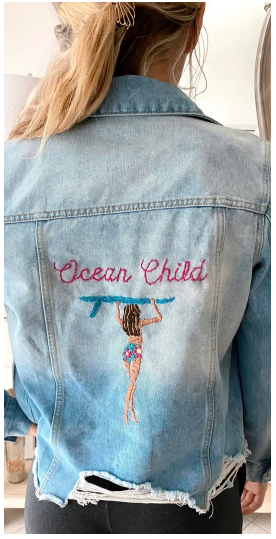 Ocean lover Denim Jacket