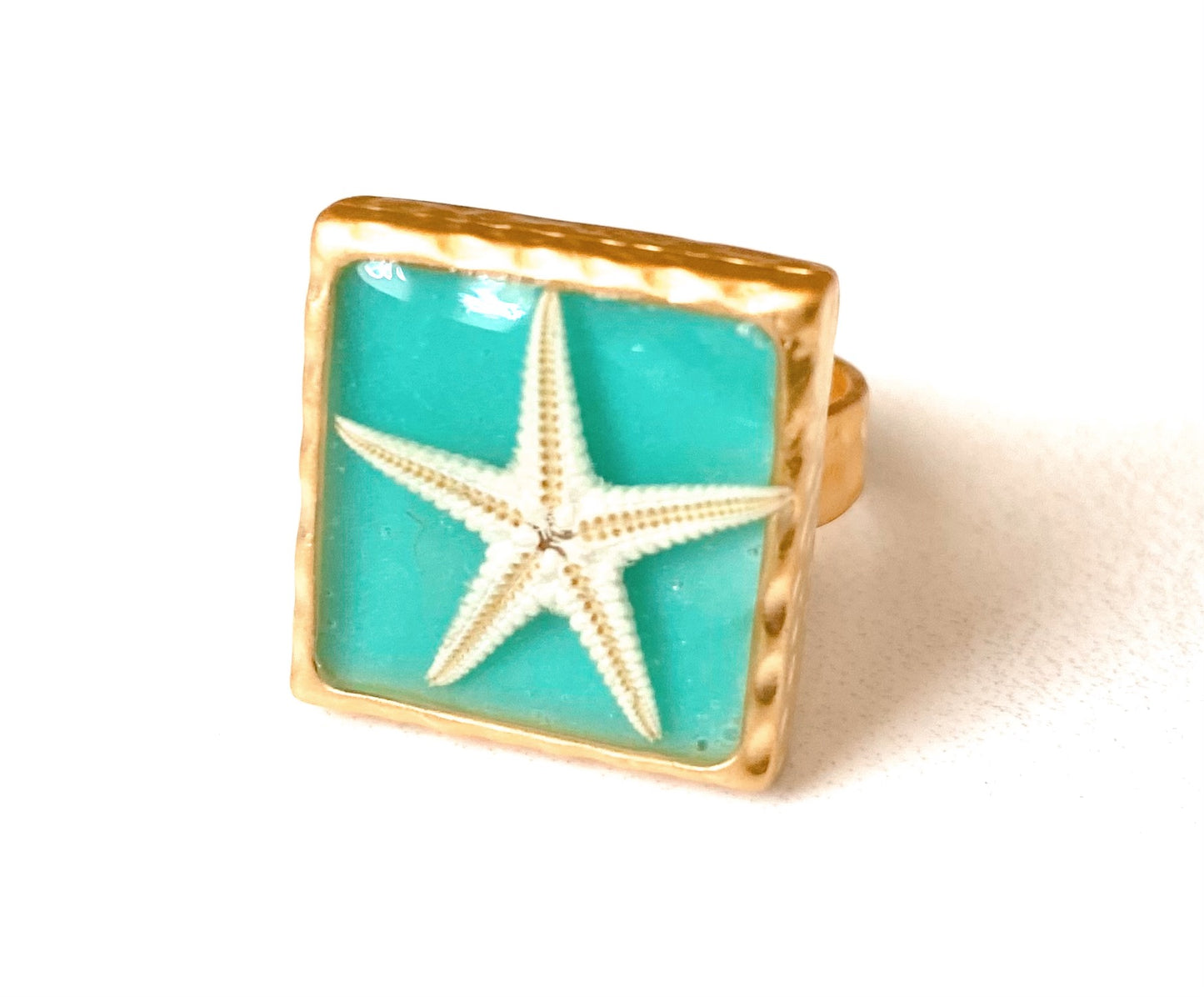 Square Starfish Ring