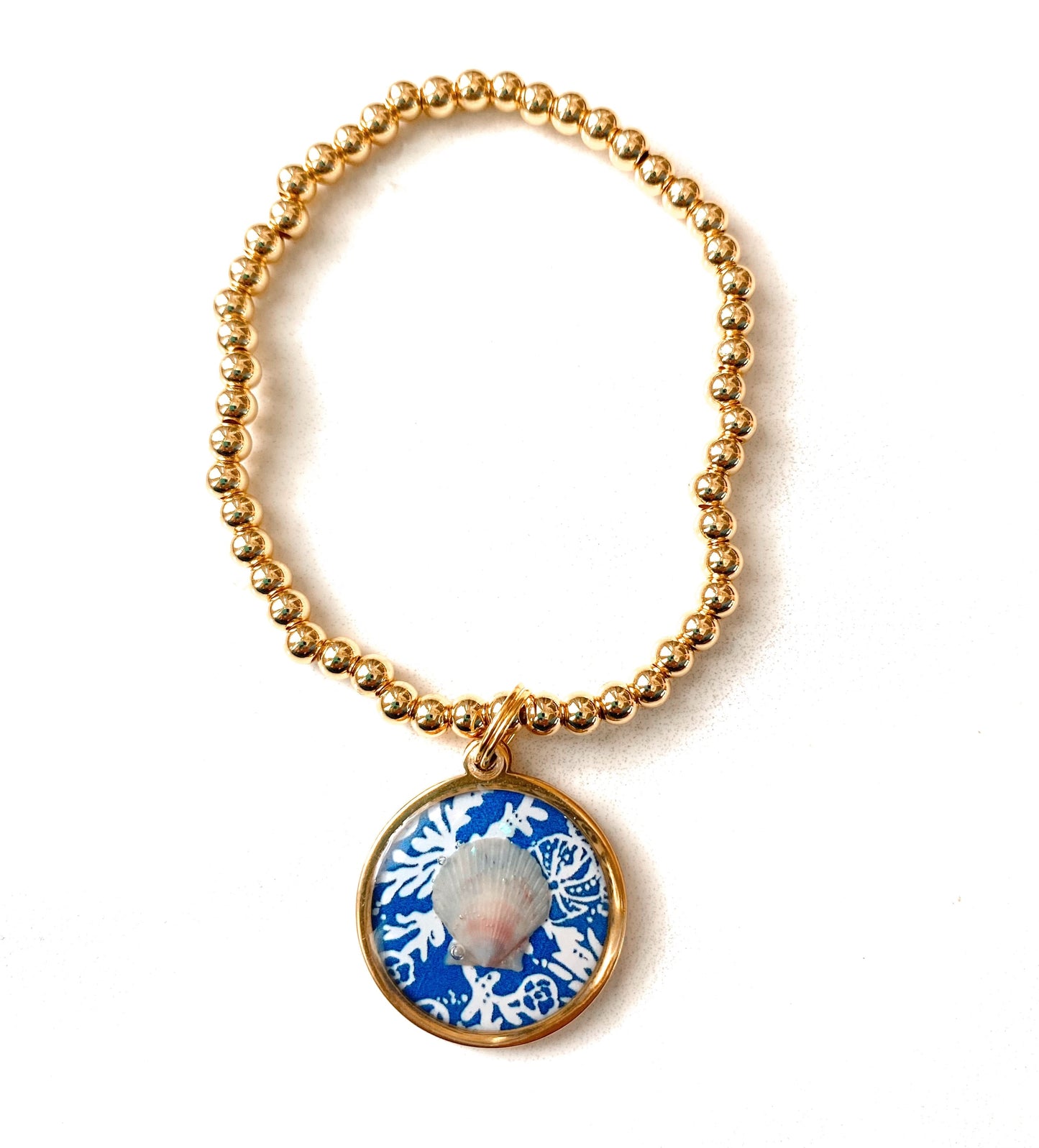 Love Lilly Seashell Beaded Bracelet