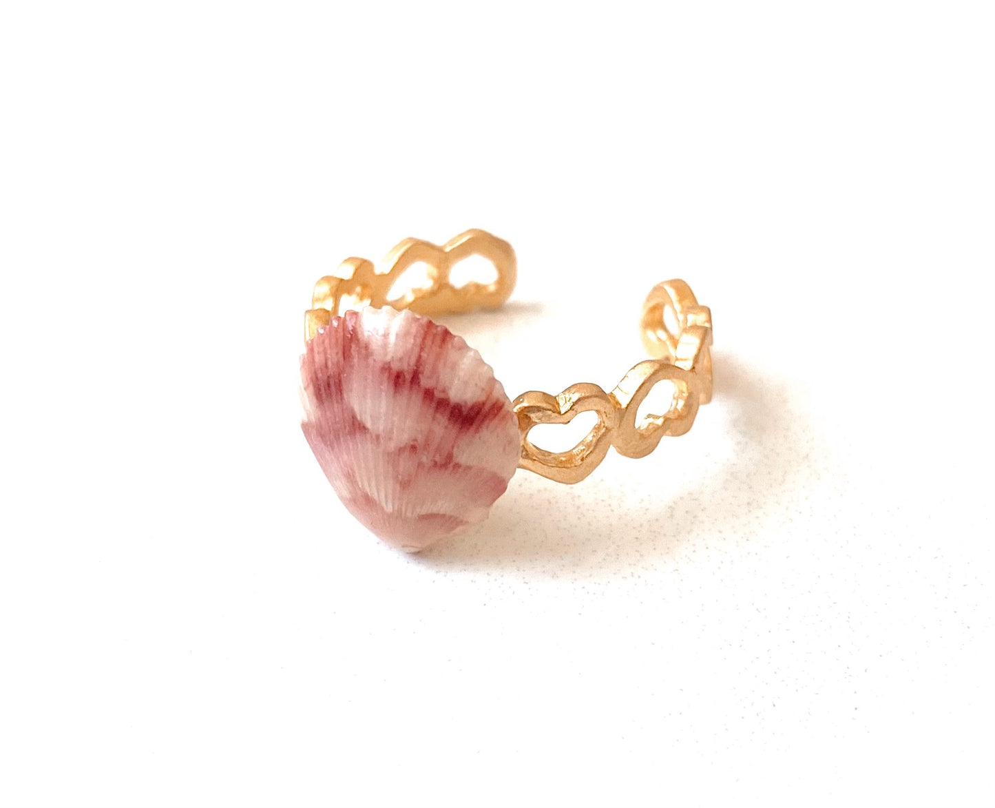 Heart to Heart Seashell Ring