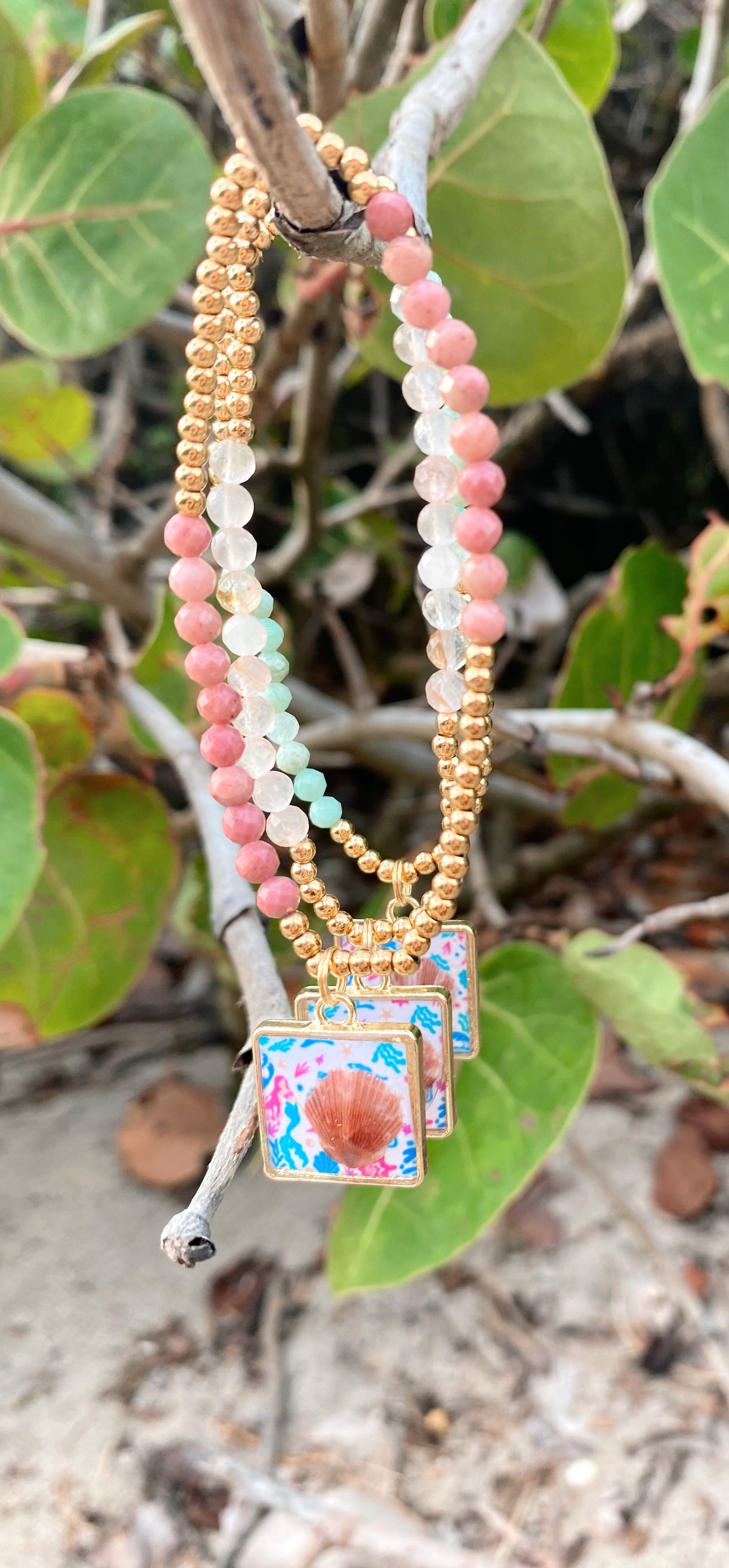 Salty Mermaid Seashell Bracelets – Coastal Stackable Beach Jewelry