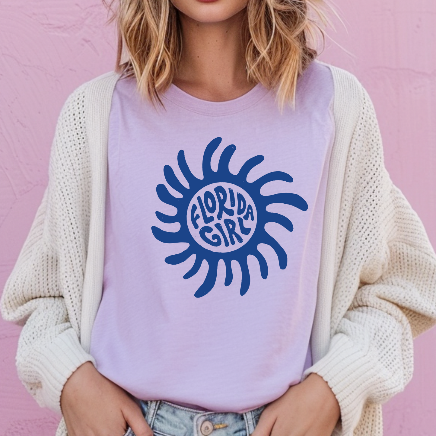 Florida Girl Sun Orchid Tee