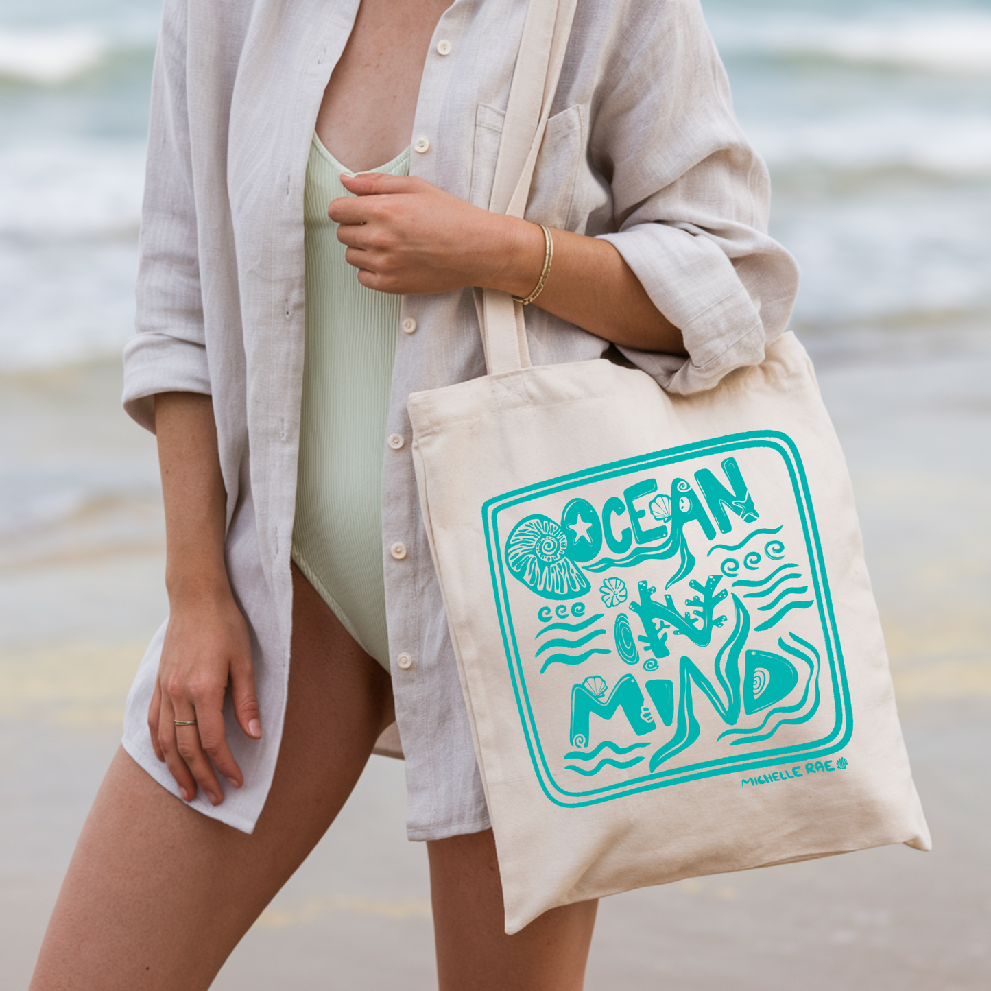 Ocean on Mind Tote Bag