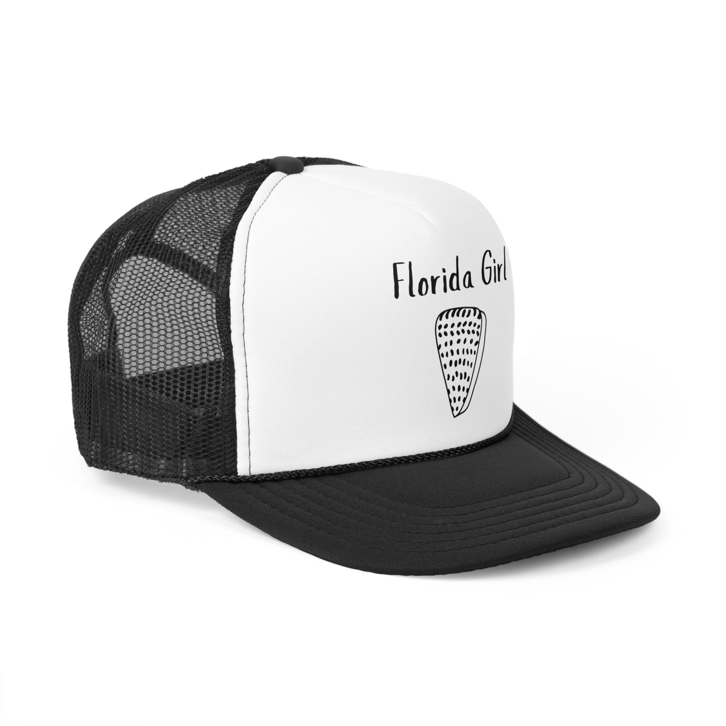 Florida Girl Cone Shell Trucker Hat