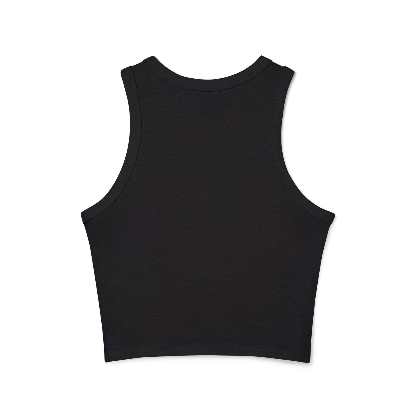 Shell Yeah Black Ribbed Racerback Tank