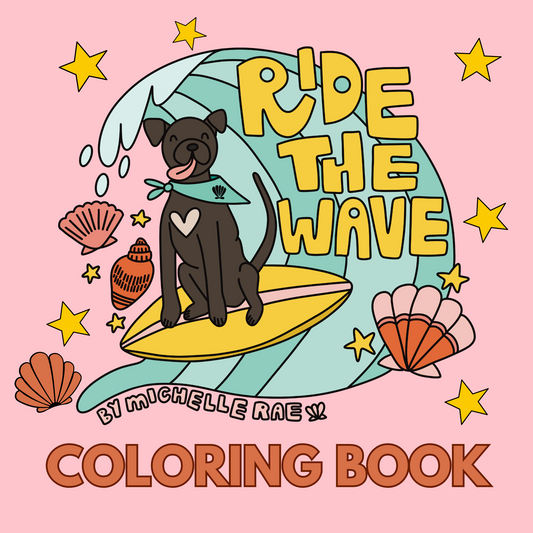 Ride the Wave Coloring Book