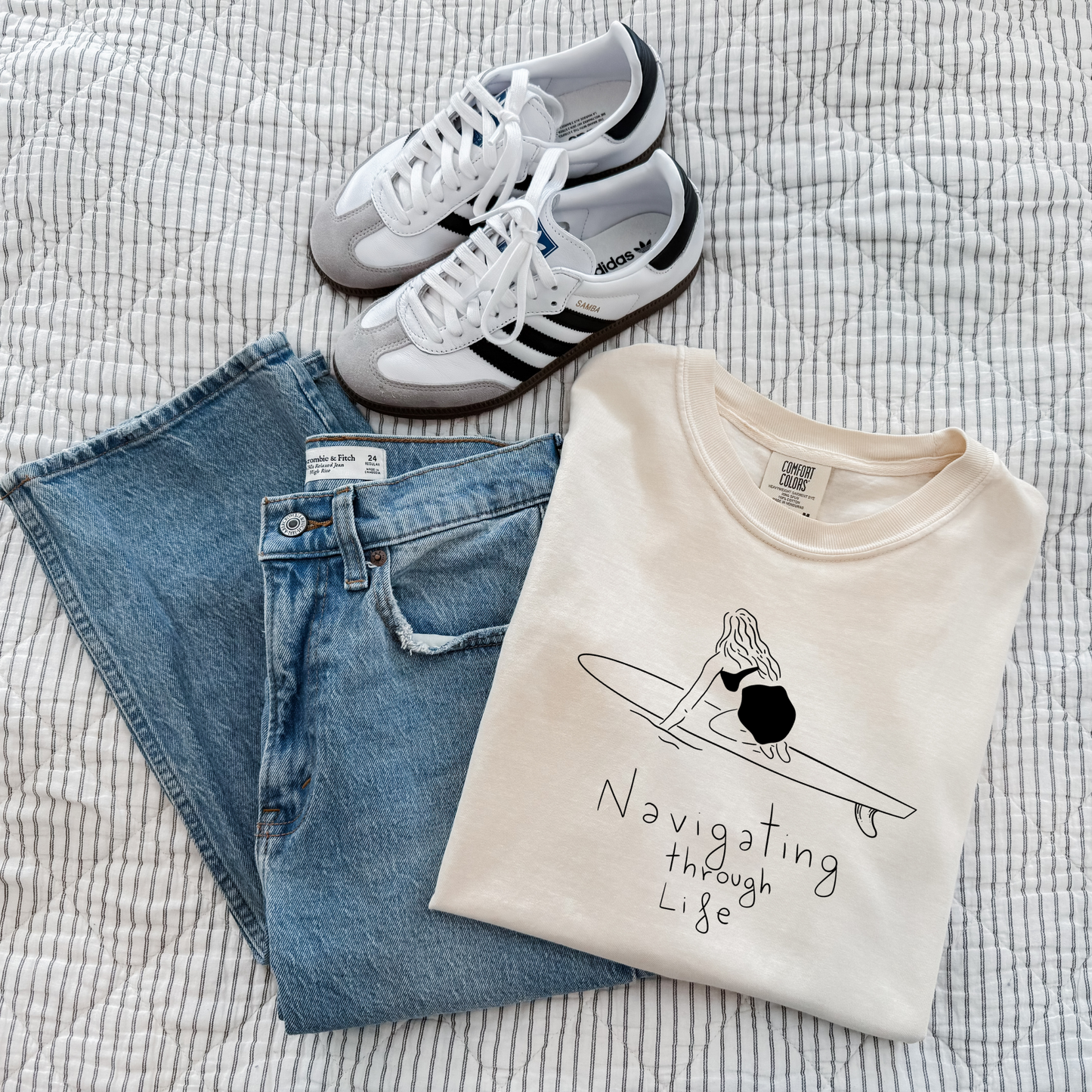 Navigating Through Life Ivory Tee