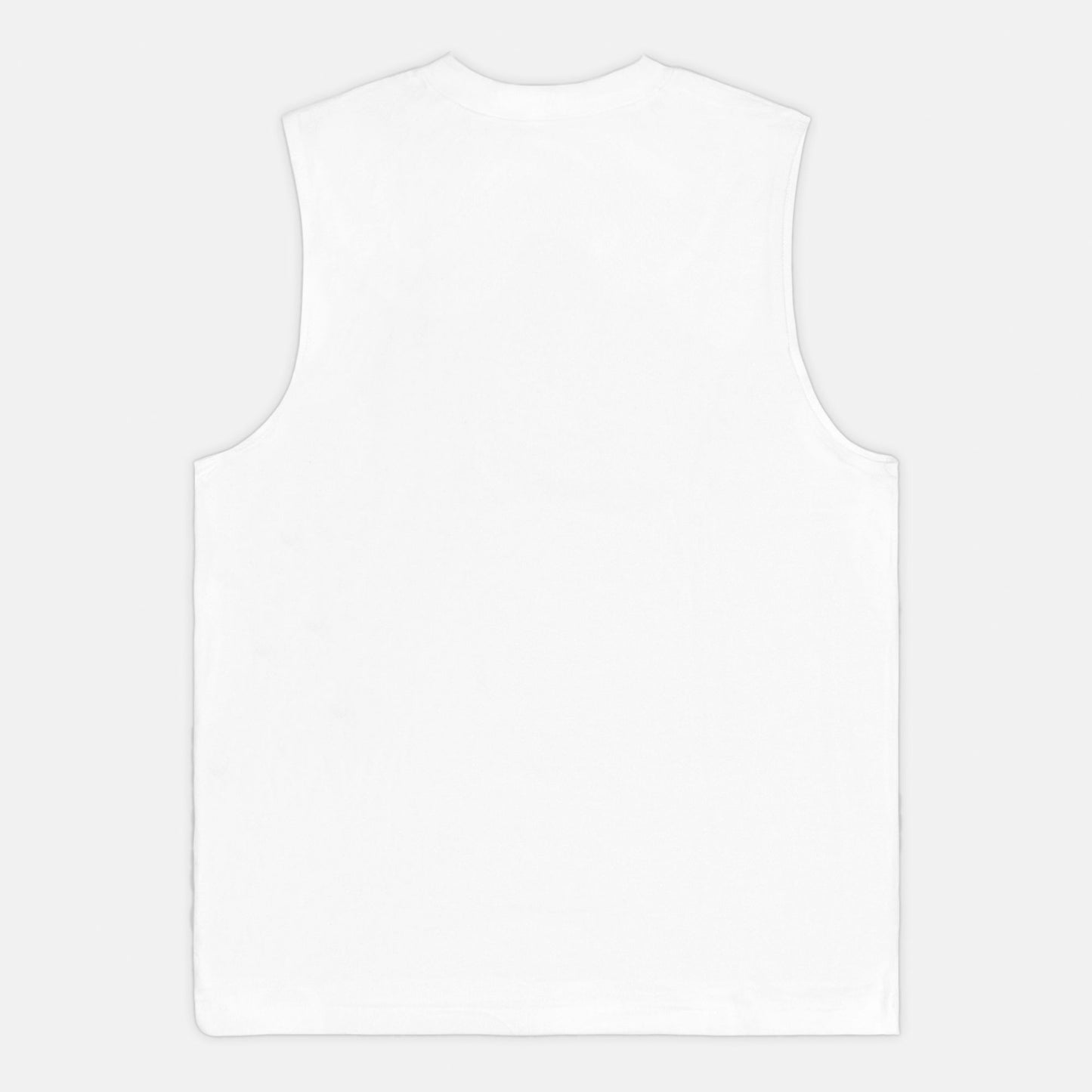 White Seashell Muscle Tank