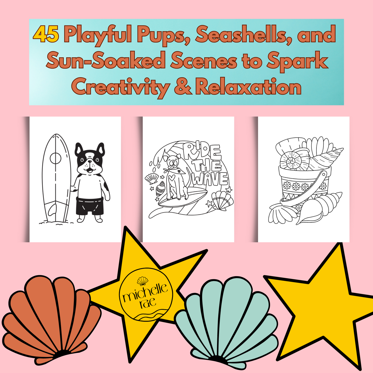 Ride the Wave Coloring Book