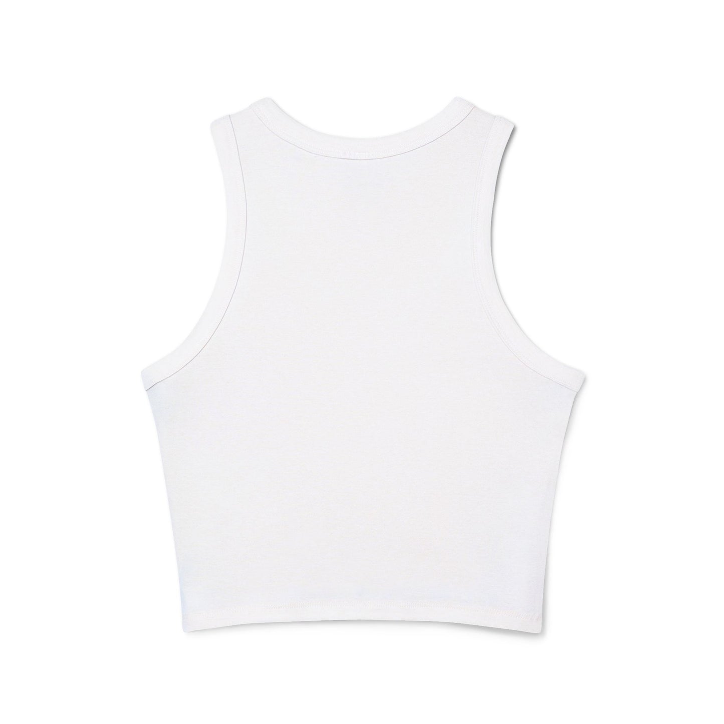 Ocean Child Hibiscus White Ribbed Racerback Tank