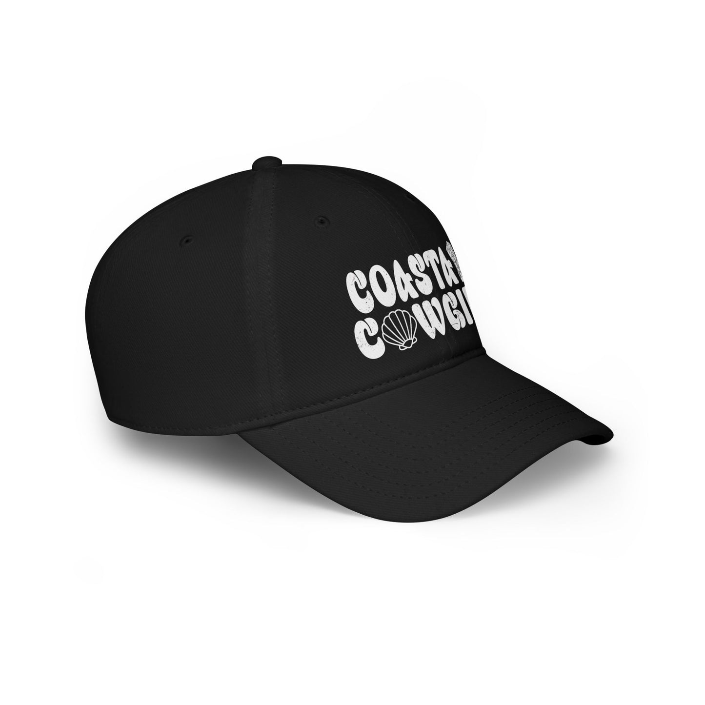 Coastal Cowgirl Black Baseball Cap