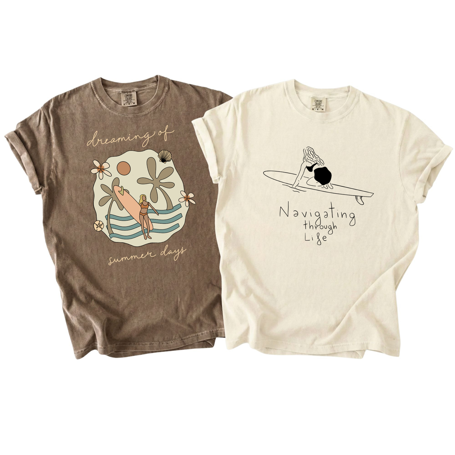 Navigating Through Life Ivory Tee
