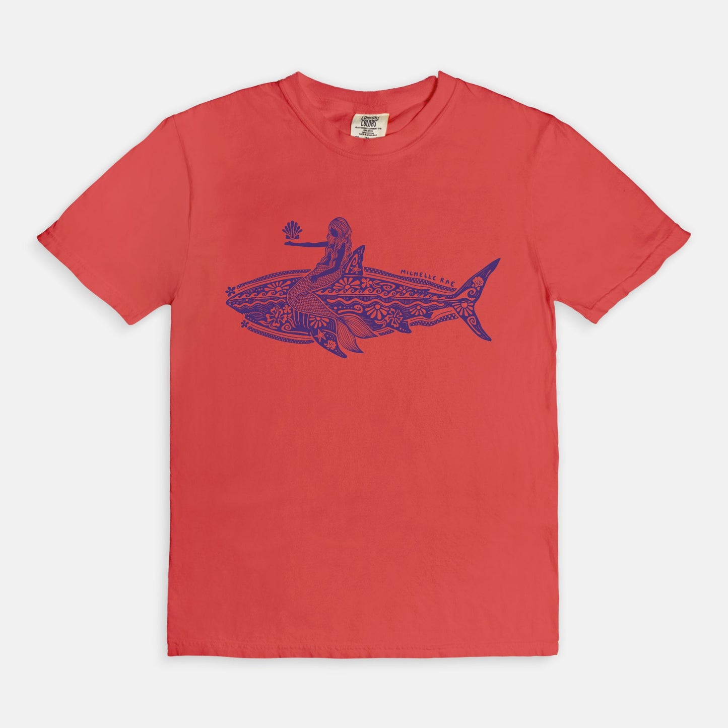 Mermaid Shark Watermelon Tee