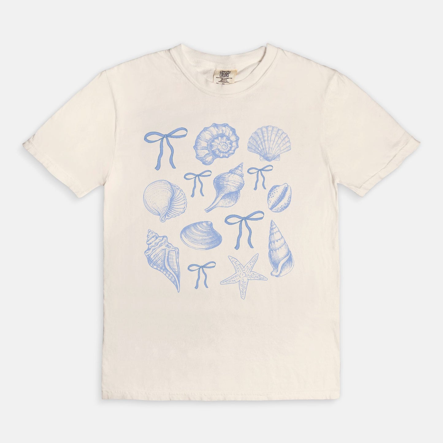 Coquette Seashell Beach Ivory Tee