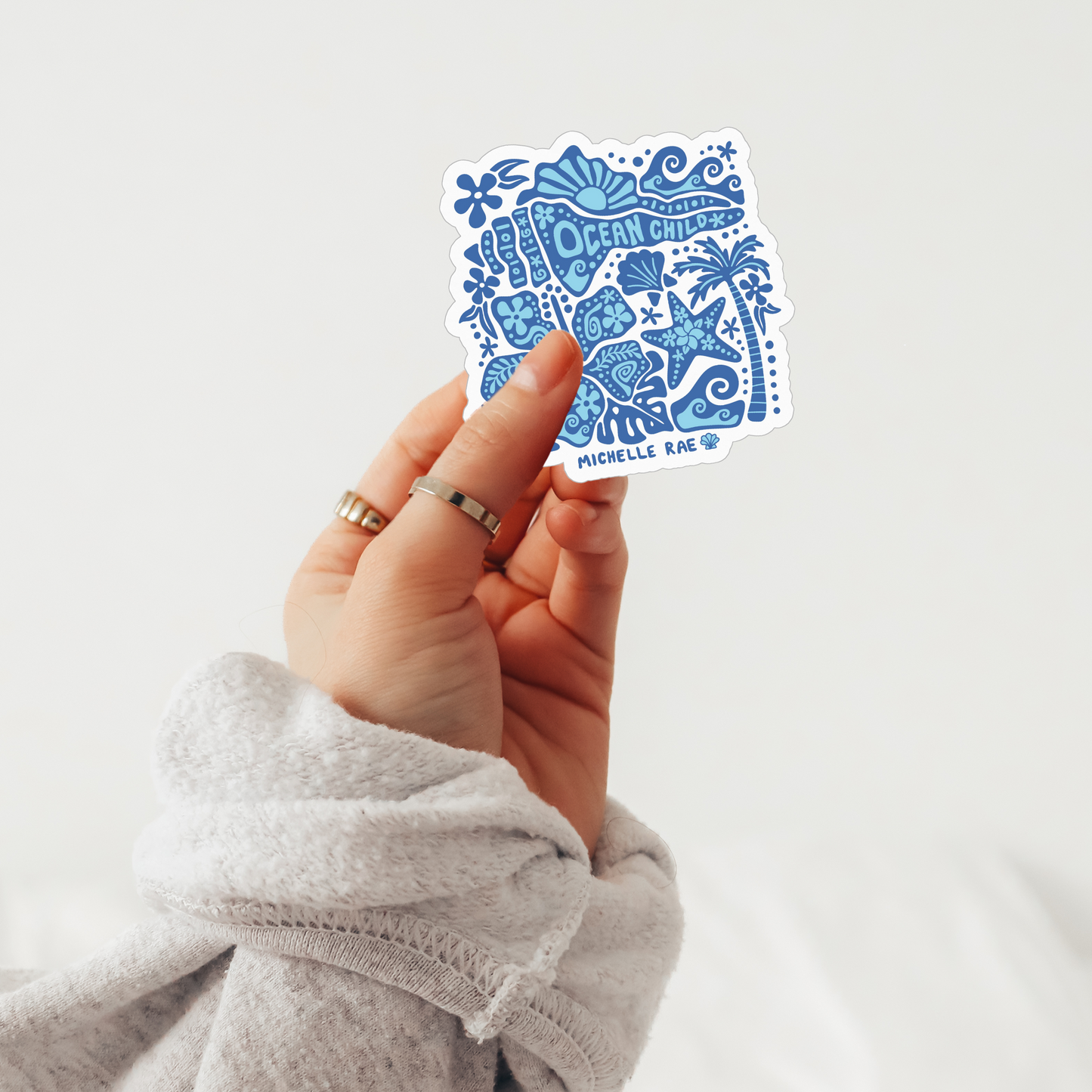 Ocean Child Stickers - 3" x 3"