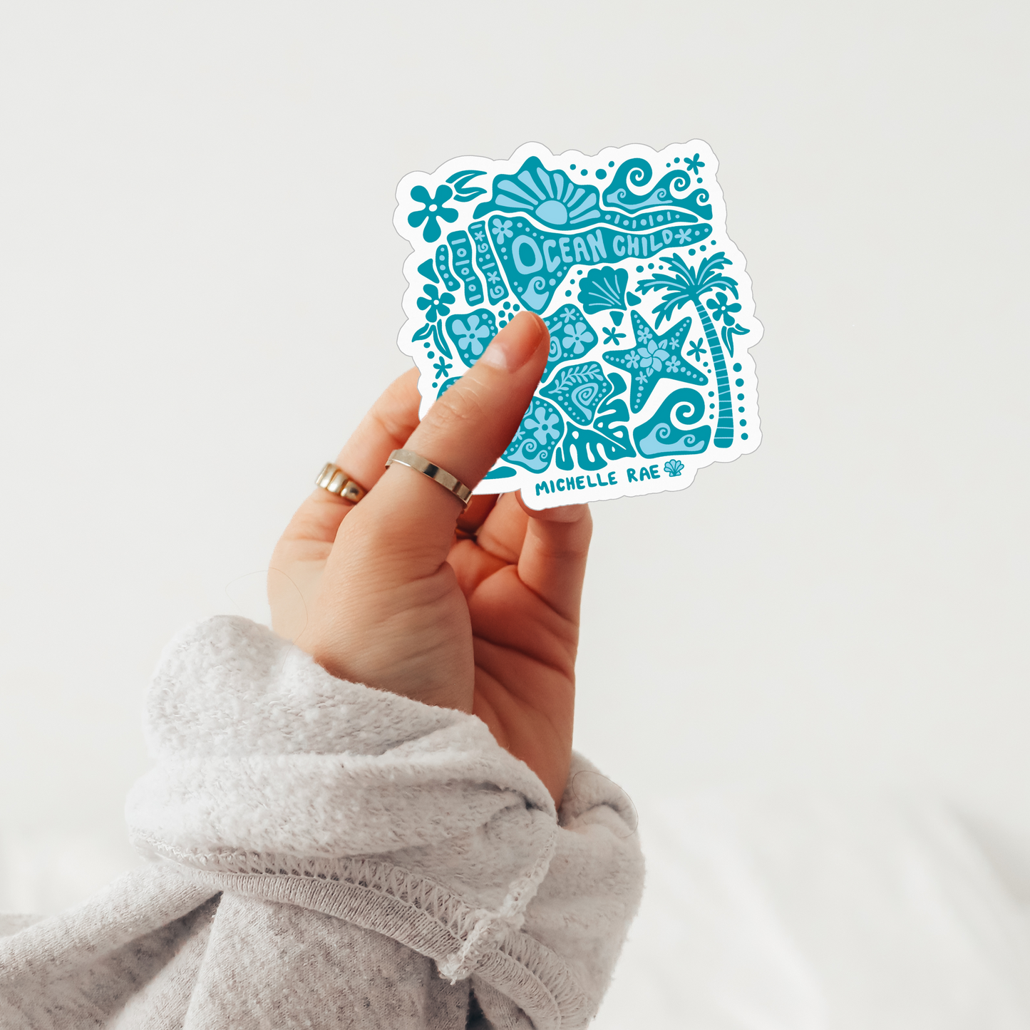 Ocean Child Stickers - 3" x 3"