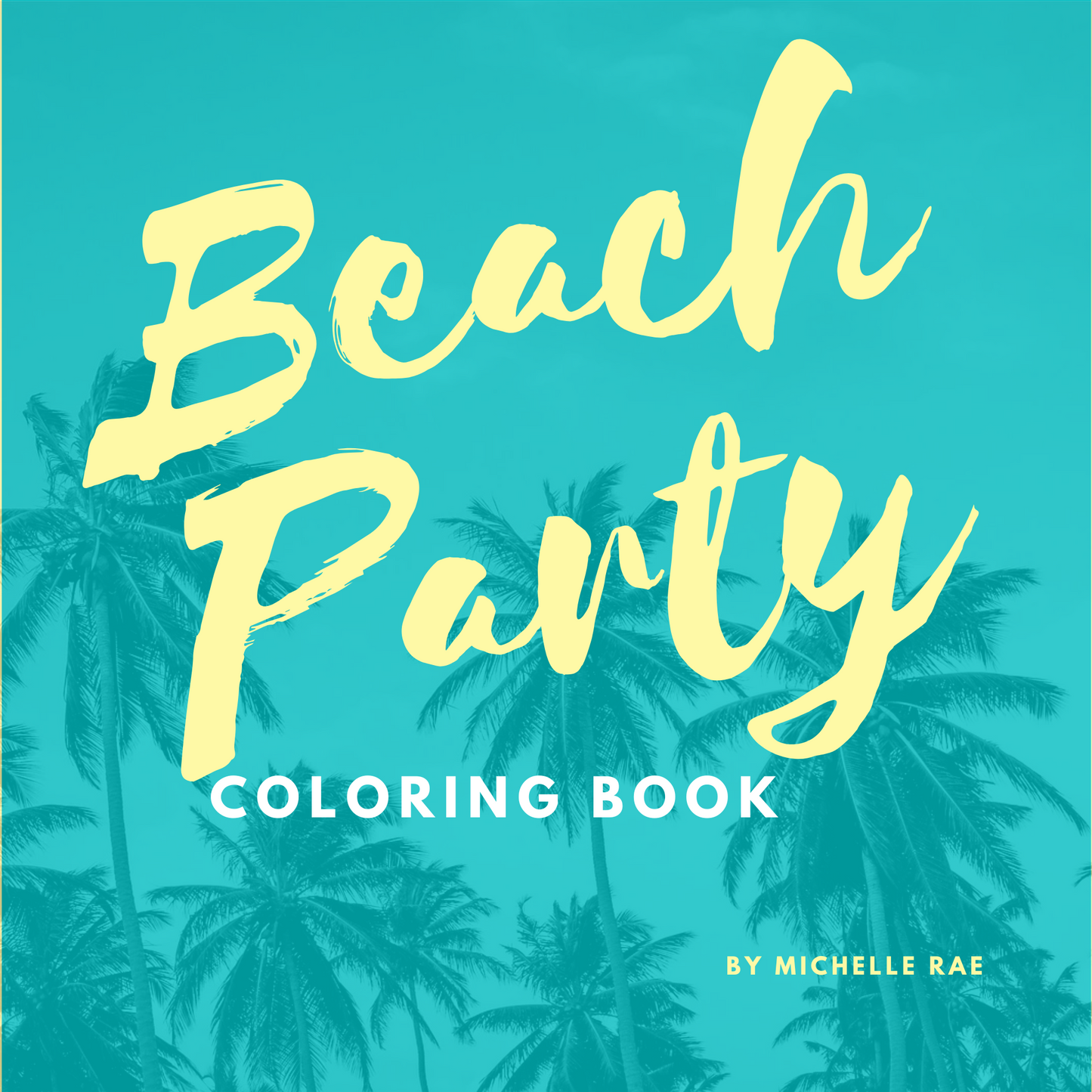 Beach Party Coloring Book