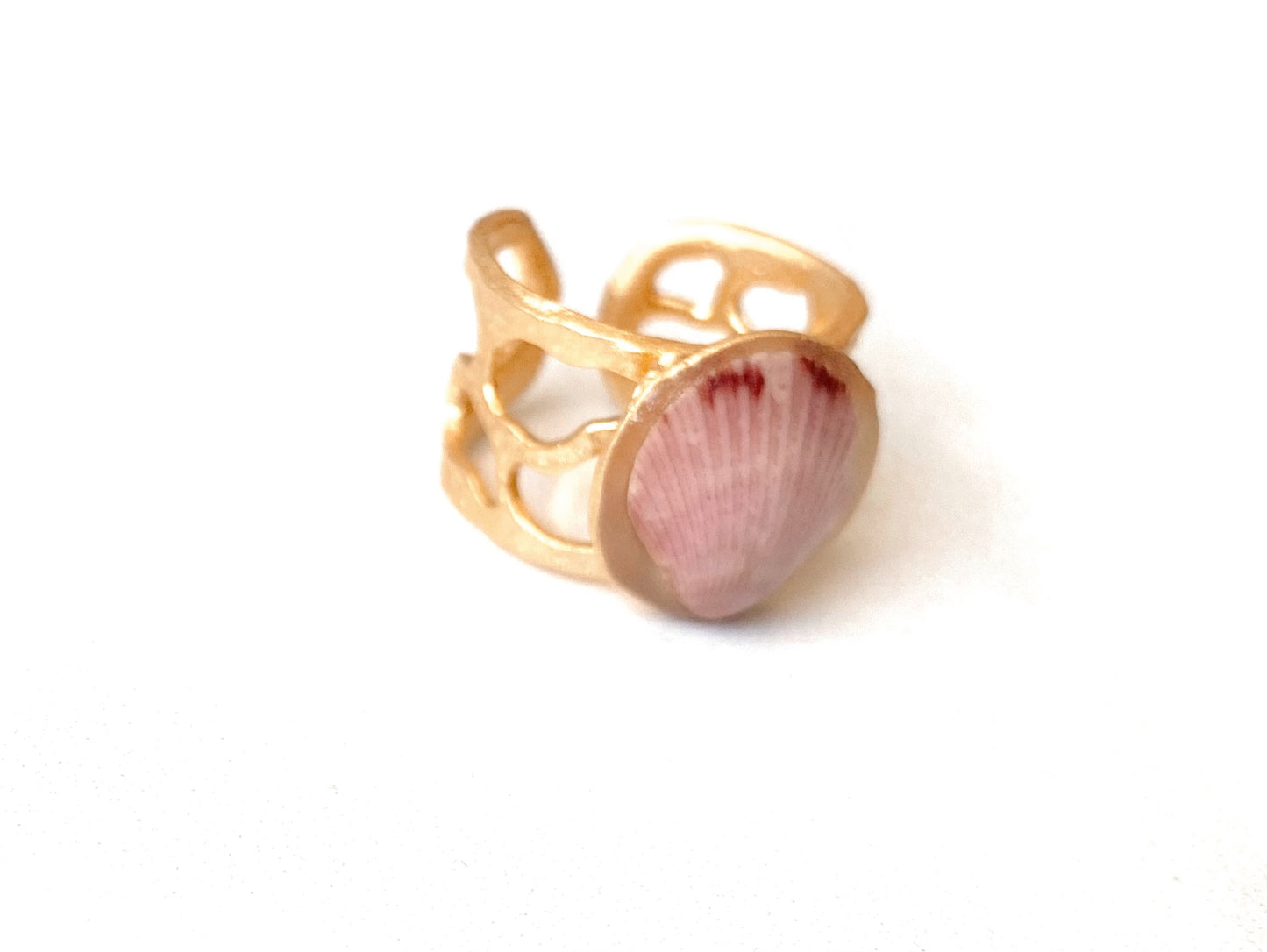 Mermaid's Kiss Seashell Ring