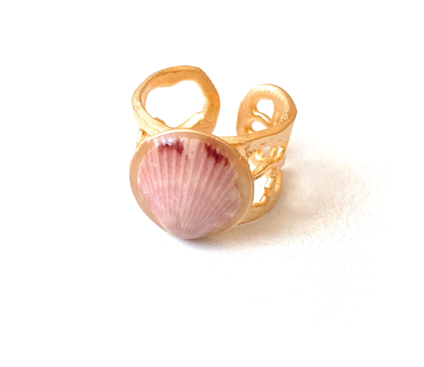 Mermaid's Kiss Seashell Ring