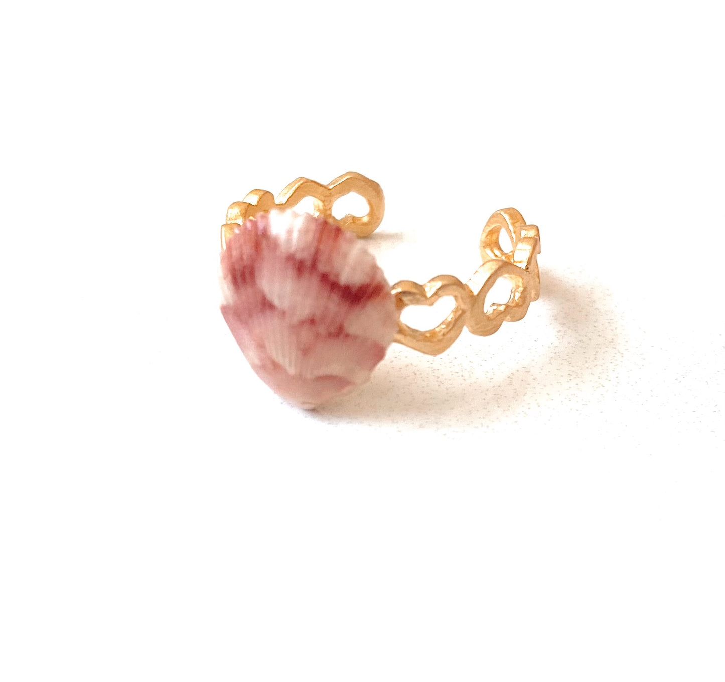 Heart to Heart Seashell Ring