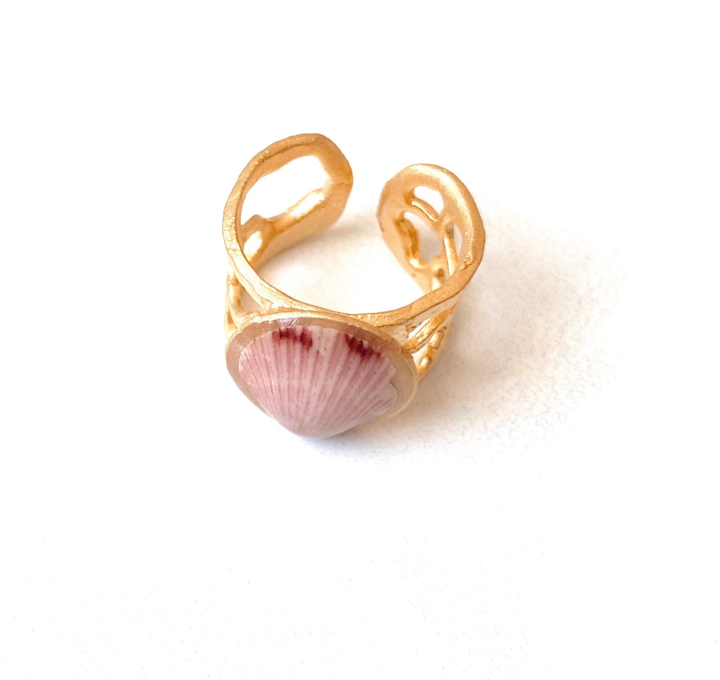 Mermaid's Kiss Seashell Ring