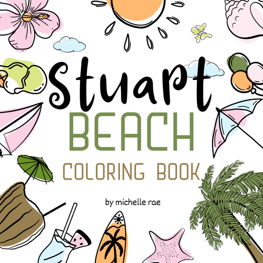 Stuart Beach Coloring Book