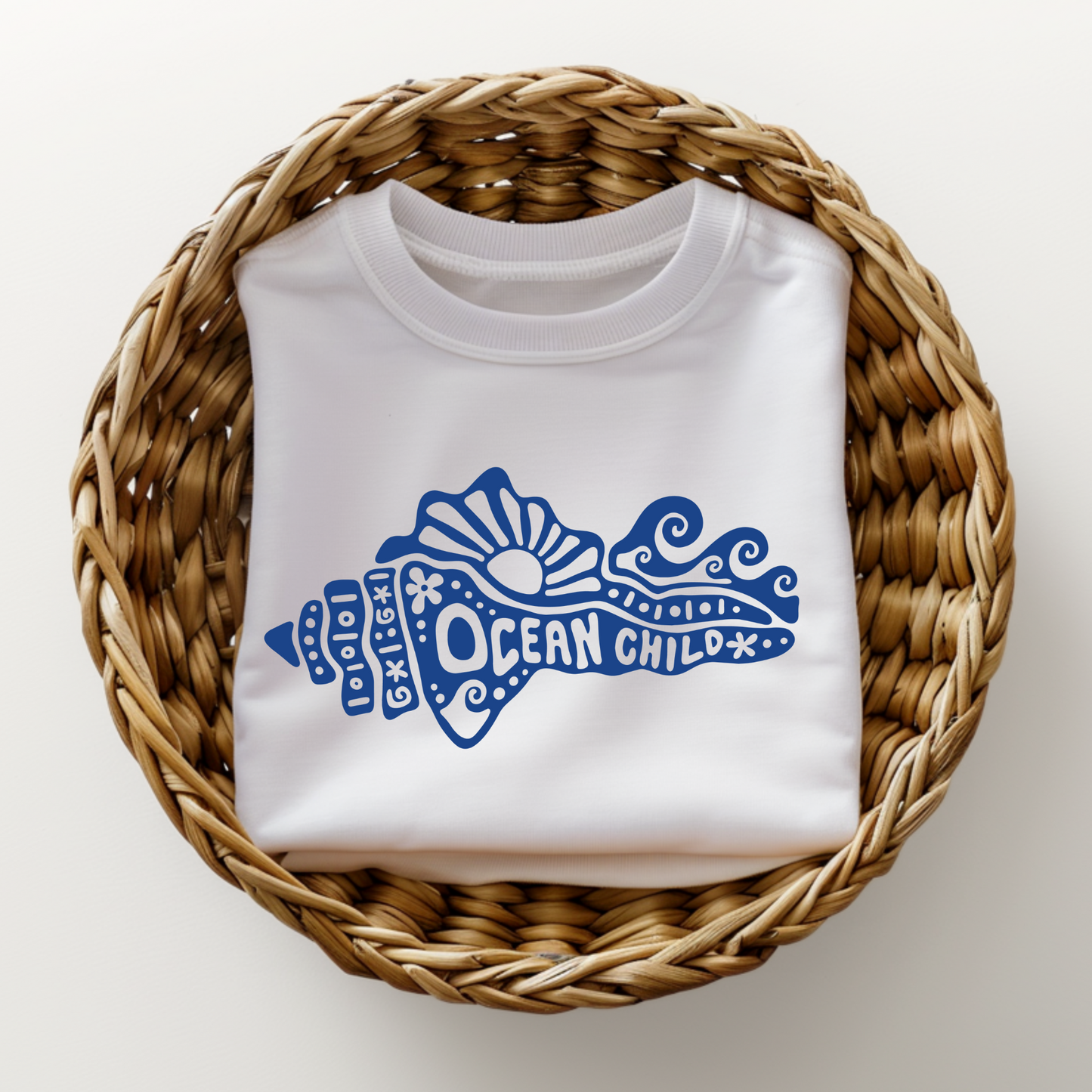 Navy Ocean Child Tee