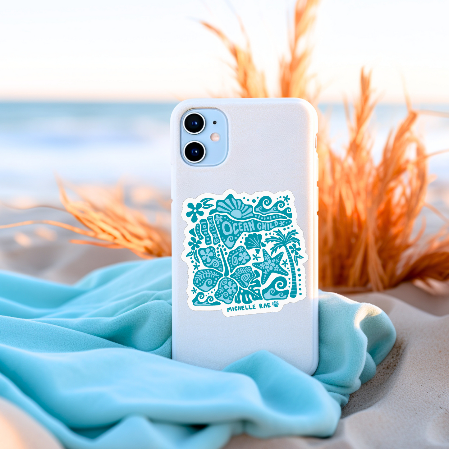 Ocean Child Stickers - 3" x 3"