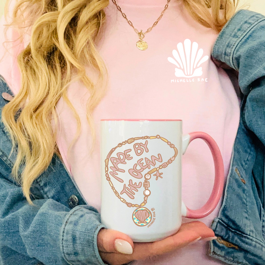 Made By the Ocean Ceramic Mug Deluxe 15oz.