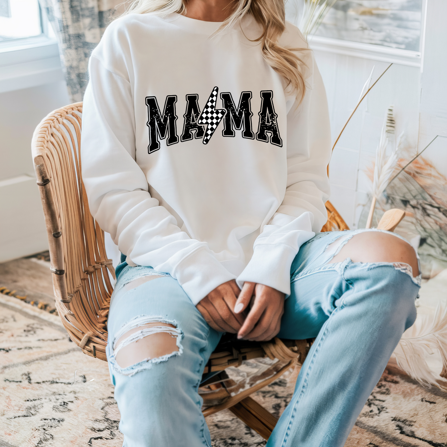 Mama Lightning Bolt Sweatshirt