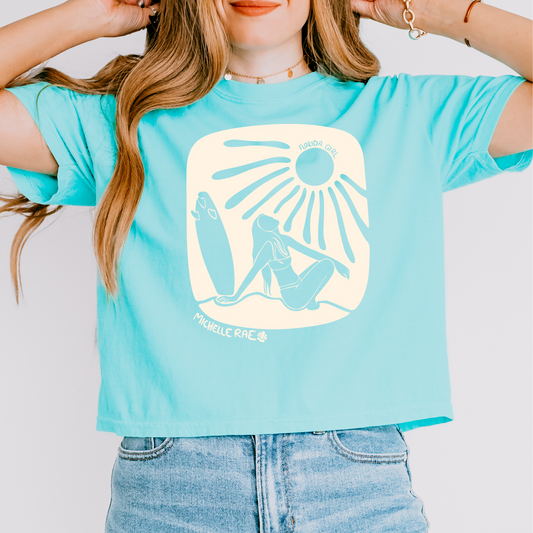 Florida Girl Chalky Mint Boxy Tee