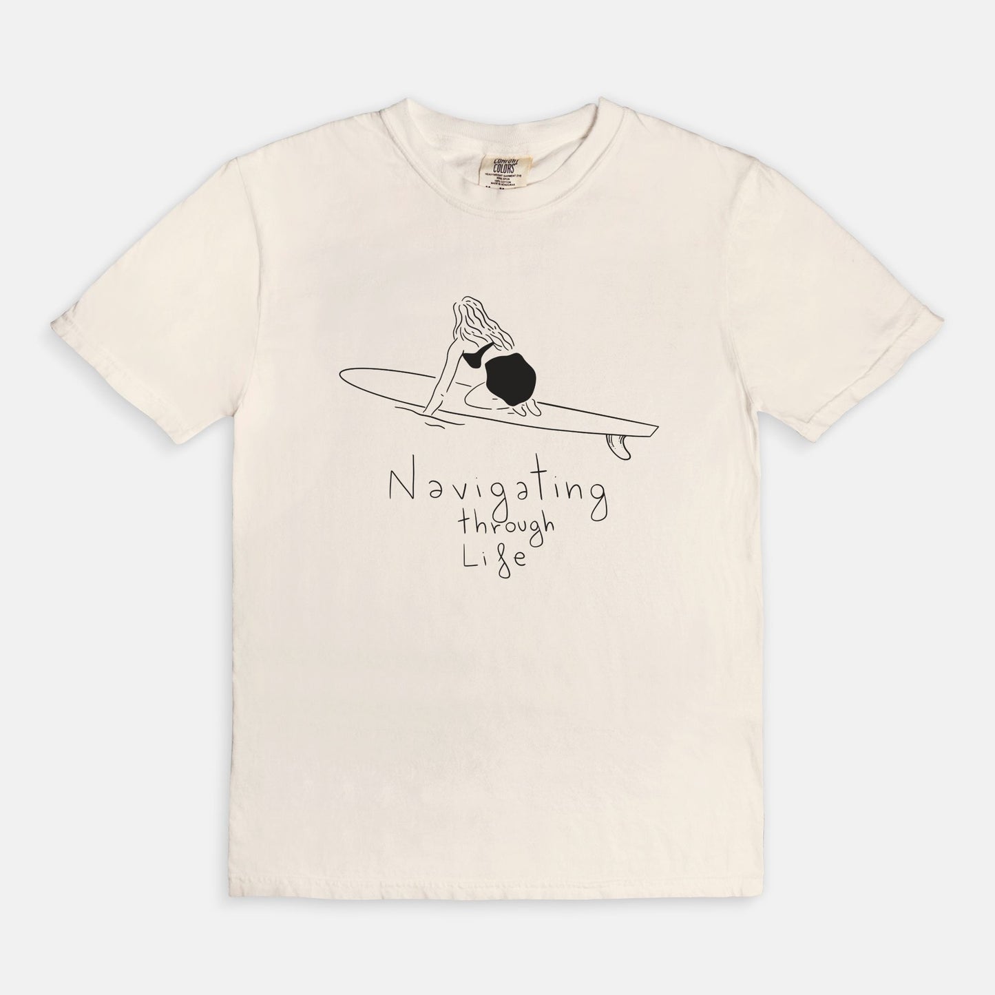Navigating Through Life Ivory Tee